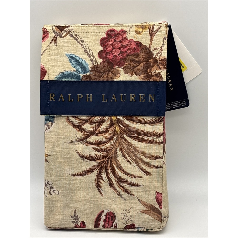 Ralph Lauren King Pillow Sham Maren Size 20 in. X 36 in. New